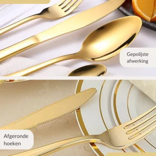 SensaHome Bestekset 20-delig Goud 4 Personen