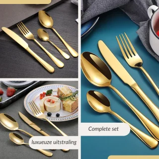 SensaHome Bestekset 20-delig Goud 4 Personen