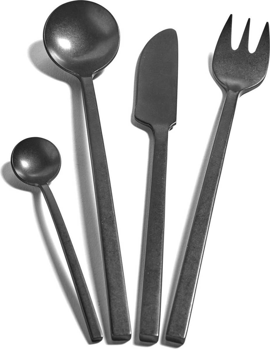 De Serax La Mère by Marie Michielssen Bestekset 24-delig Black in één oogopslag