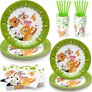 Servies voor kinderverjaardag, 12 personen
