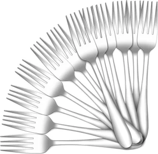Set van 12 RVS tafelvorken 19 cm