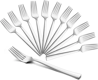 Set van 12 RVS tafelvorken