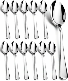 Set van 12 soeplepels