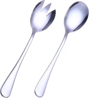 Set van 2 slabestek roestvrij staal