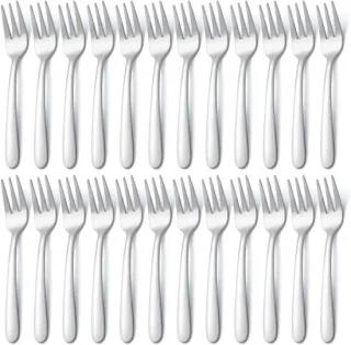 Set van 24 RVS cakevorkjes - 5,31 inch