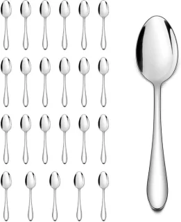 Set van 24 RVS Theelepels van 14 cm