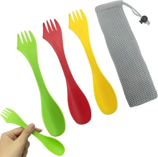 Set van 3 Sporks - Campingbestek