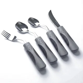 Set van 4 aanpasbare bestekstukken met lepel