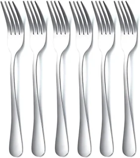 Set van 6 RVS tafelvorken 20,5 cm