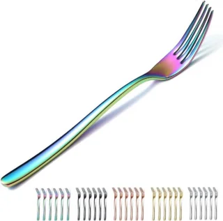 Set van 6 RVS tafelvorken - 21,5 cm