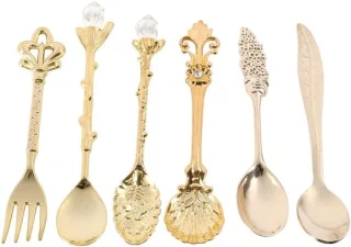 Set van 6 vintage lepels