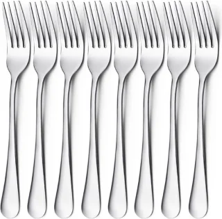 Set van 8 RVS tafelvorken 20 cm