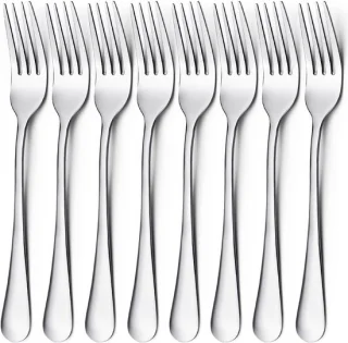 Set van 8 stuks tafelvorken