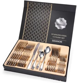 SIDANO® Bestekset 24-delig roestvrij staal review