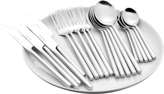 Silke bestekset 24-delig roestvrij staal 18/0 voor 6 personen