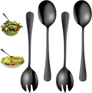 Slabestek zwart - set van 4