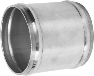 Slangadapter 70 mm roestvrij aluminium