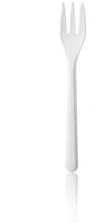 Snackvork 130 mm wit - 20 stuks