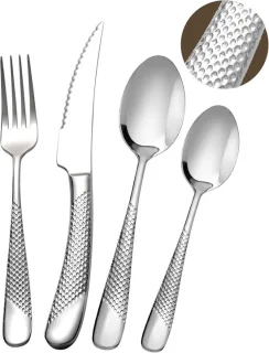 SnelShoppen 24-delige bestekset voor 6 personen, roestvrij staal 18/10