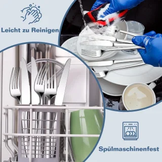 SnelShoppen steak cutlery set 12 delig – RVS steak messen en vorken voor 6 personen