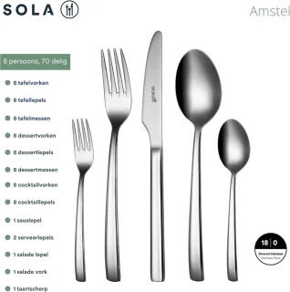 Sola Amstel Bestekset 70-delig