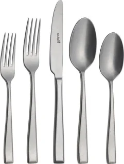 Sola Bestek Set Durban Vintage 50-delig 6 Persoons Mat Zilver