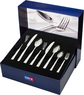 Sola Bestek Set Eclipse 100-delig 12-persoons Zilverwit RVS