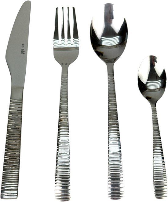 Sola Bestek Set Nova 24-delig 6-persoons RVS Zilver review