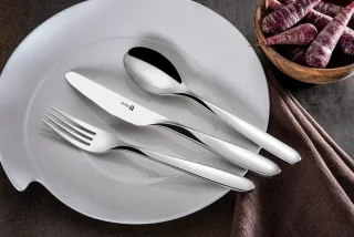 Sola Bestek Set Twist 24-delig 6 persoons Zilver