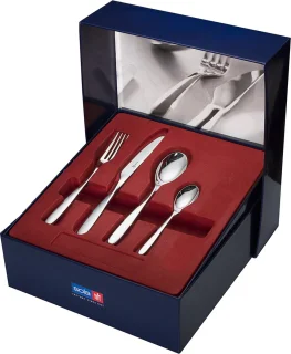 Sola Bestek Set Twist 24-delig 6 persoons Zilver