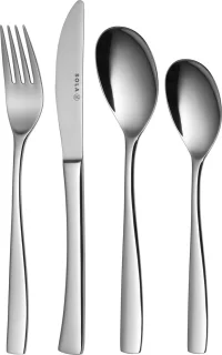 Sola Bestekset Lotus 24-delig 6 Personen RVS 18/10 Zilver