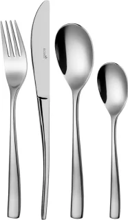 Sola Bestekset Lotus 24-delig 6 Personen RVS 18/10 Zilver
