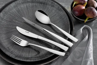 Sola Bestekset Lotus 24-delig 6 Personen RVS 18/10 Zilver