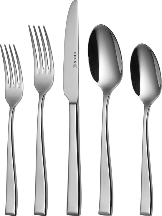 Sola Durban Bestekset 50-delig 6-persoons Zilver review
