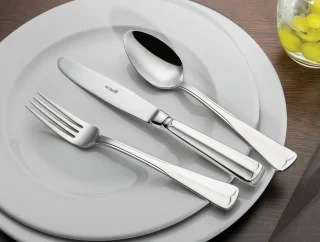 Sola Haagsch Lofje Bestekset 70-delig 8-persoons Zilverwit RVS