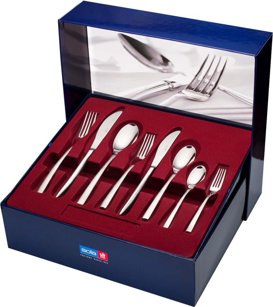 Sola Hermitage Bestekset 100-delig 12-persoons Zilver