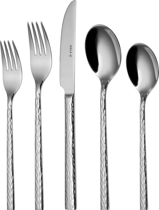 Sola Lausanne Bestekset 50-delig 6-persoons Zilver review