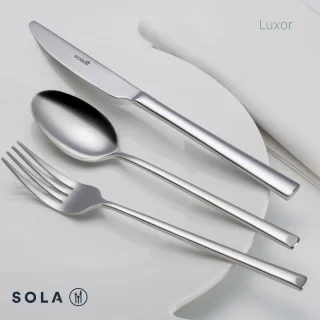 Sola Luxor Bestekset 70-delig 8-persoons Zilverwit 18/10 RVS