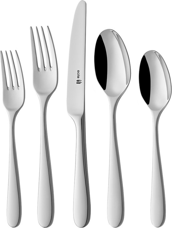 Sola Nordica Bestekset 50-delig 6 persoons Zilver 18/10 RVS review