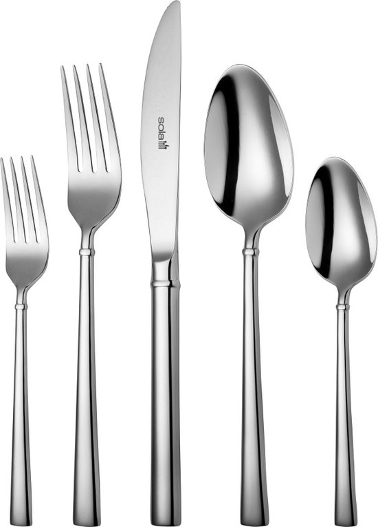 Sola Palermo Bestek Set 90-delig 9-persoons Zilver review
