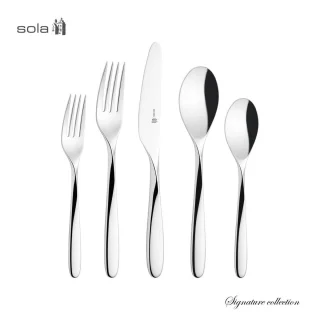 Sola Twist Bestekset 50-delig 6-persoons Zilver