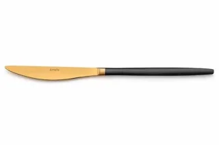 Soprano Black-gold tafelmes set 6