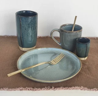 S&P Collection Terno 16-delig Bestekset Mat Goud