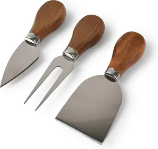 S&P Fromage Kaasmessenset 3-delig hout