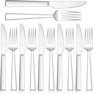 Steak bestekset voor 6 personen (12-delig)