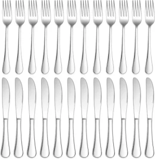 Steakbestek set, 24-delig roestvrij staal