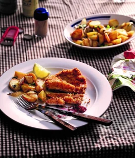Steakbestekset 8-delig met houten handvat voor 4 personen