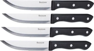 Steakmessen RVS set van 4 stuks
