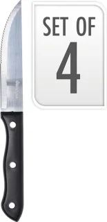 Steakmessen RVS set van 4 stuks