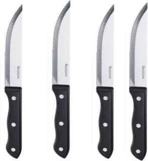 Steakmessen RVS set van 4 stuks